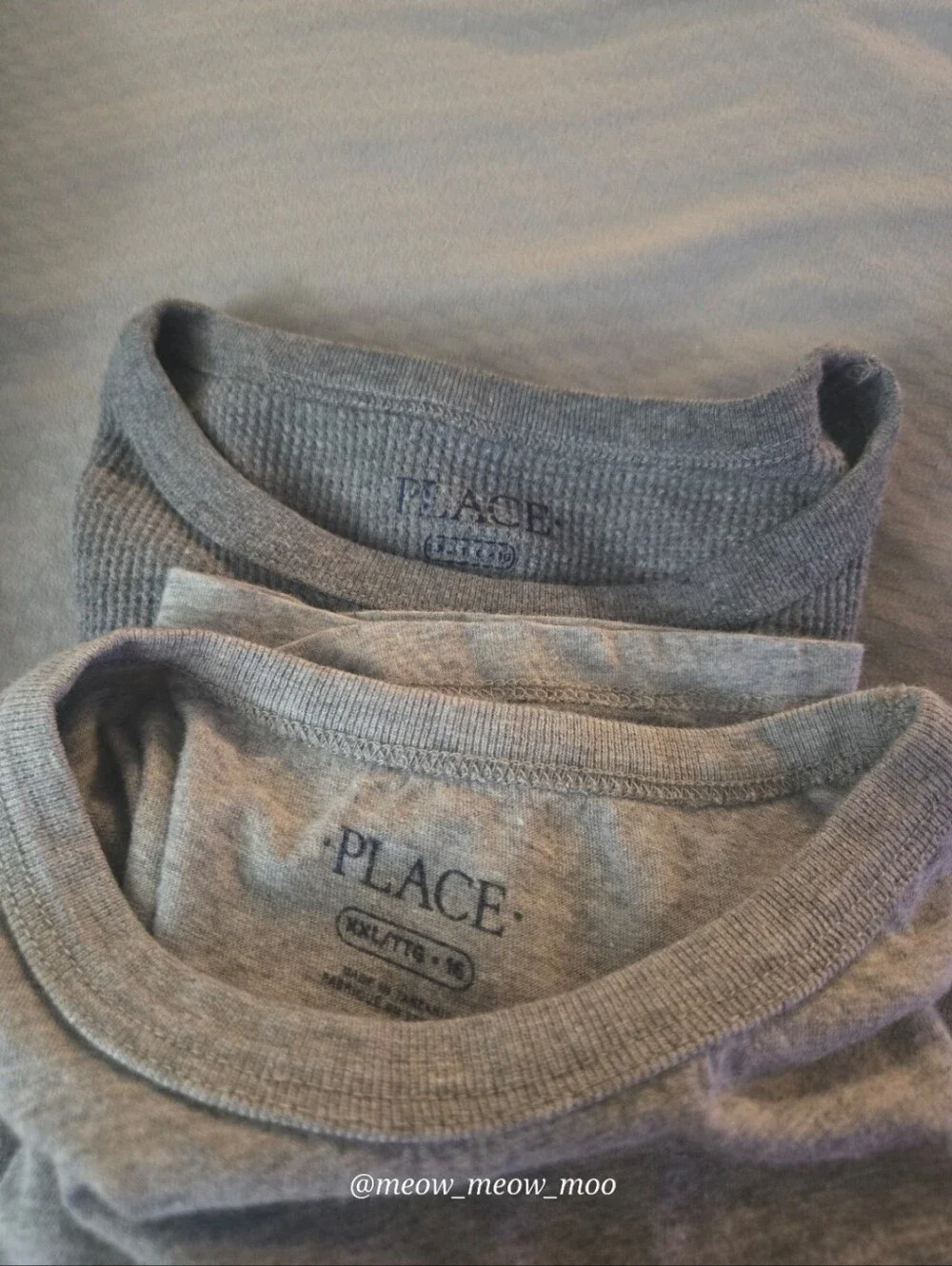 4pc The Children's Place Boys XXL 16 Long Sleeve Shirts Ribbed Smooth Lot